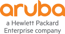 Logo of Aruba, a HPE company