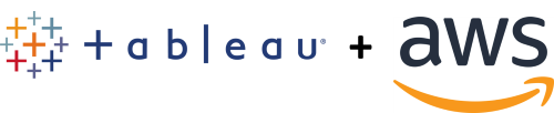 Logo of Tableau & AWS